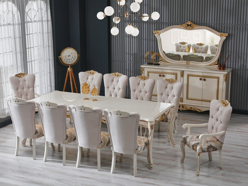 Buse 6 Person Dining Room Set - Gate FurnitureDining Room Sets