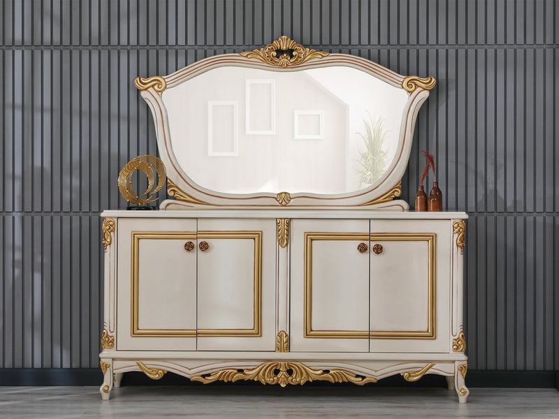 Buse 6 Person Dining Room Set - Gate FurnitureDining Room Sets