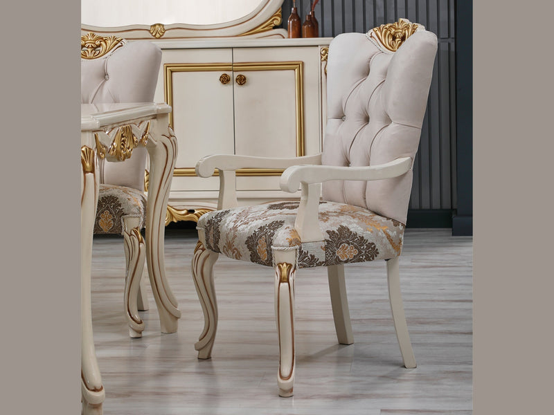 Buse 6 Person Dining Room Set - Gate FurnitureDining Room Sets