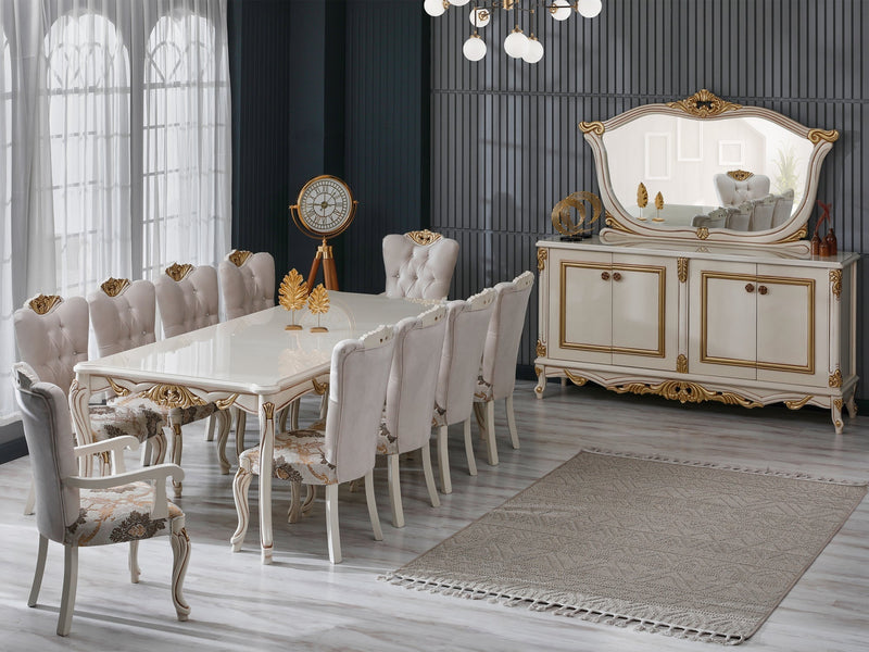 Buse 6 Person Dining Room Set - Gate FurnitureDining Room Sets