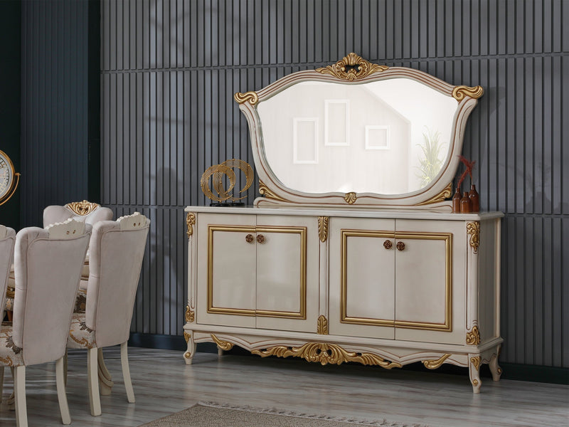 Buse 6 Person Dining Room Set - Gate FurnitureDining Room Sets