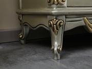 Buse 78" Wide 4 Door Buffet With Mirror - Gate FurnitureBuffets & Sideboards