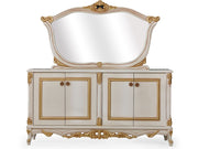Buse Diningroom Consol With Mirror Cream - 115-BUS-HM571-CONWM