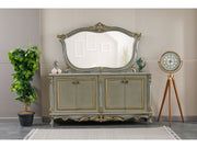 Buse Diningroom Consol With Mirror Light Green - 115-BUS-HM620-CONWM