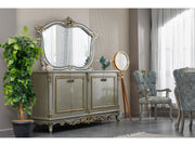 Buse Diningroom (Dining Table & 6 Chair) Light Green - 115-BUS-HM620-SET