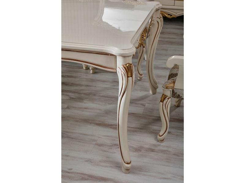 Buse Diningroom Table Cream - Table 97" - 115-BUS-HM571-DT-8