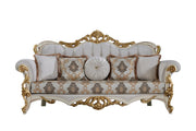 Buse Traditional Sofa Cream in Cream - 101-BUS-D0602-3