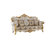 Buse Traditional Sofa Cream in Cream - 101-BUS-D0602-3
