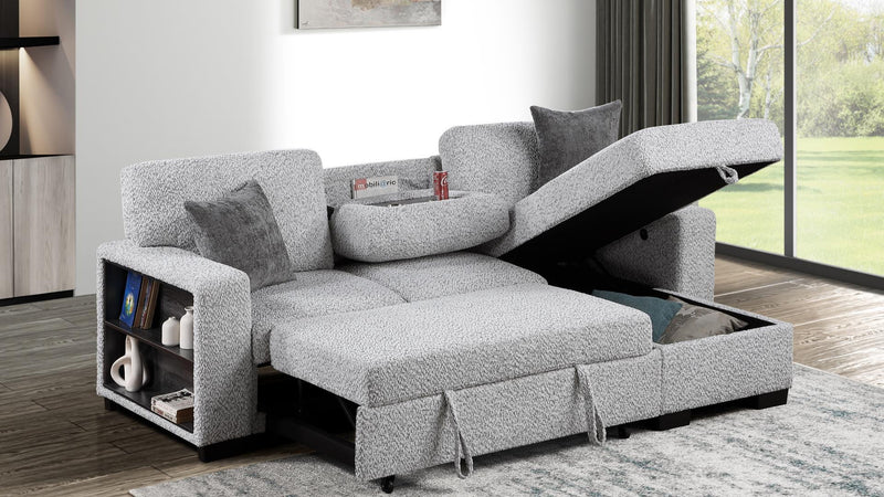 Buzz Sectional in Gray - Buzz Sectional in Gray