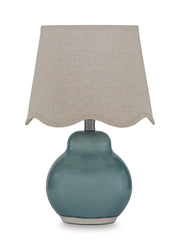 Byronburg Blue/Beige Table Lamp - L180224