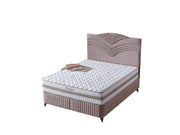 Cınar Storage Bed With Headboard Light Brown - Full in Light Brown - 110-CIN-BBFLBRW-140-SBWHD