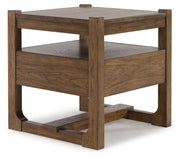 Cabalynn Coffee Table with 1 End Table in Light Brown - PKG015597