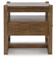 Cabalynn Coffee Table with 1 End Table in Light Brown - PKG015597