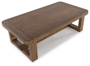Cabalynn Coffee Table with 1 End Table in Light Brown - PKG015597