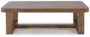 Cabalynn Coffee Table with 1 End Table in Light Brown - PKG015597
