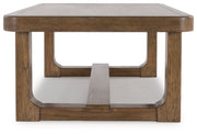 Cabalynn Coffee Table with 1 End Table in Light Brown - PKG015597