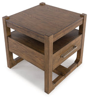 Cabalynn Coffee Table with 1 End Table in Light Brown - PKG015597