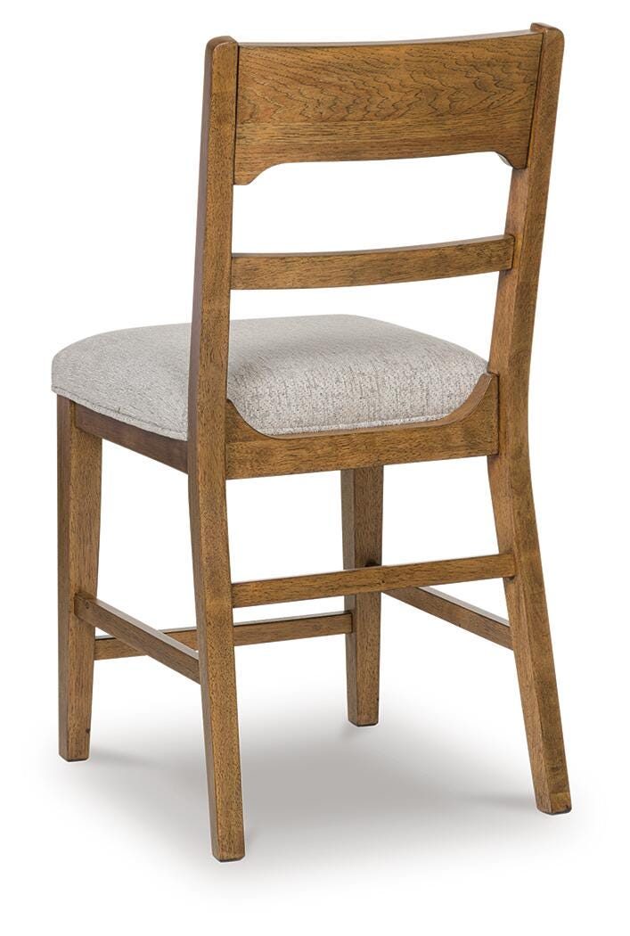 Cabalynn Counter Height Dining Table and 4 Barstools - D974D4