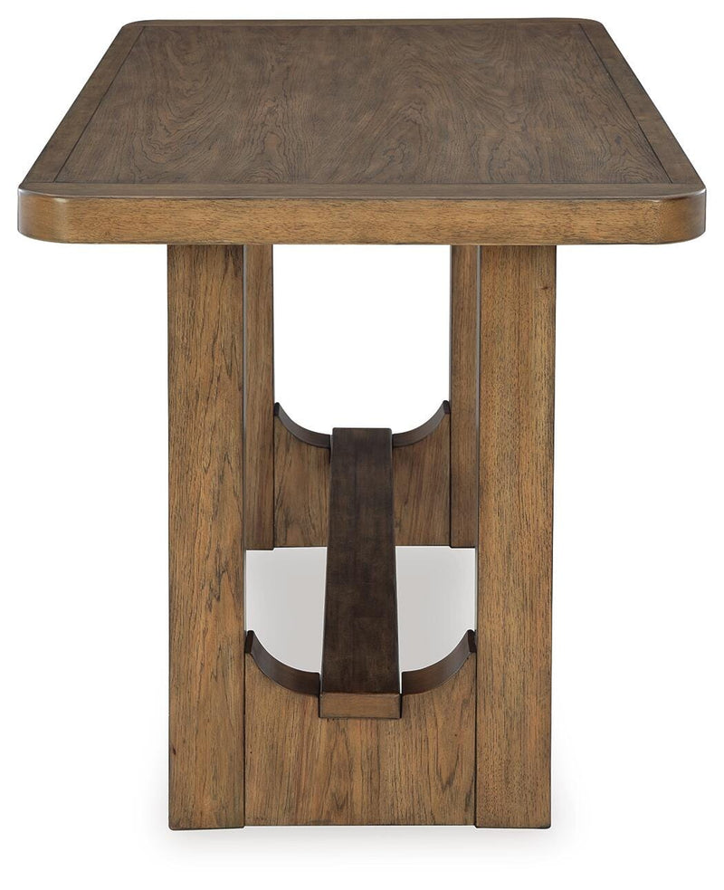 Cabalynn Counter Height Dining Table and 4 Barstools - D974D4