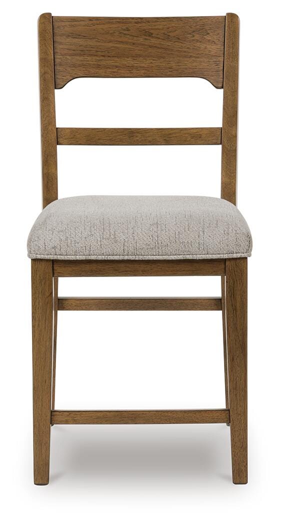 Cabalynn Counter Height Dining Table and 4 Barstools - D974D4
