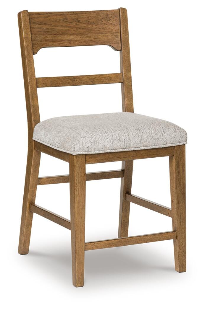 Cabalynn Counter Height Dining Table and 4 Barstools - D974D4