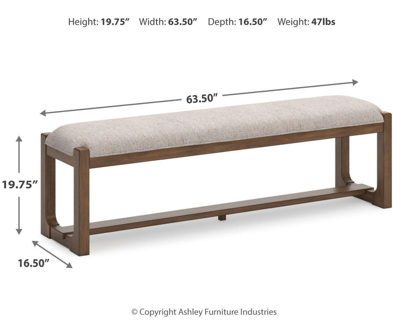 Cabalynn Dining Table, 2 Chairs and Bench - D974D7
