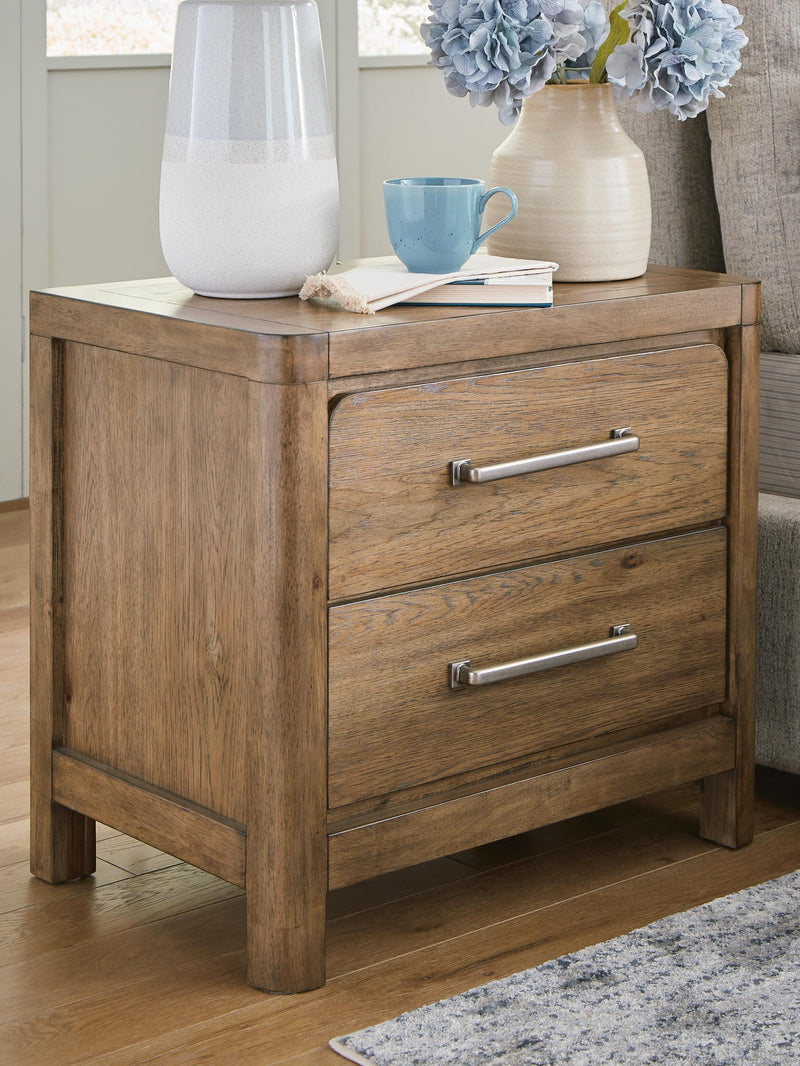 Cabalynn King Upholstered Bed and 2 Nightstands - B974B16