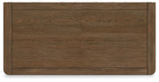 Cabalynn King Upholstered Bed with Chest and Nightstand in Light Brown from Ashley - Luna Furniture