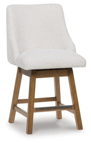 Cabalynn Light Brown Counter Height Barstool (Set of 2) - D974-324X2