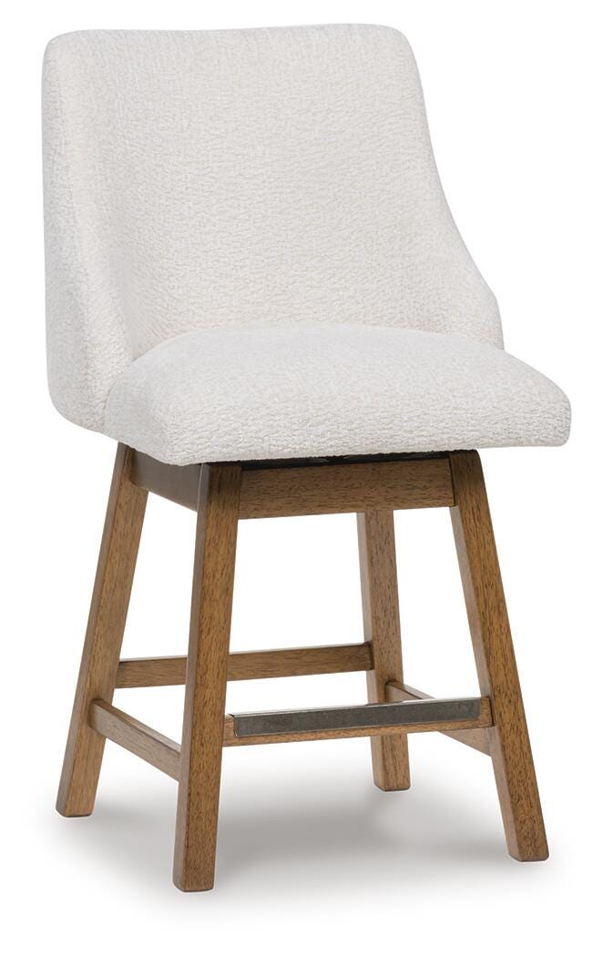 Cabalynn Light Brown Counter Height Barstool (Set of 2) - D974-324X2