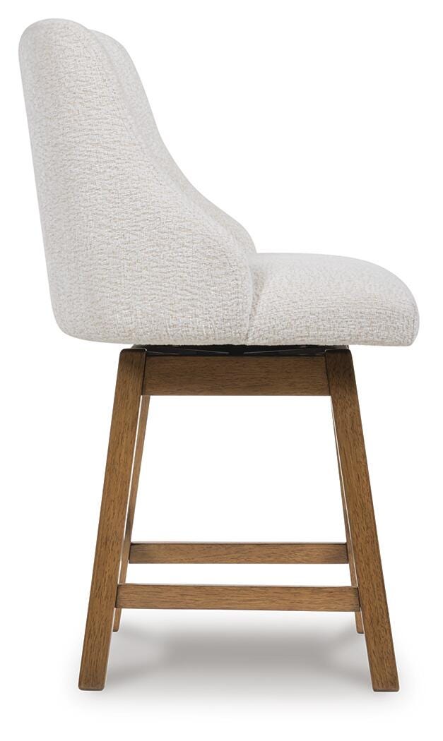 Cabalynn Light Brown Counter Height Barstool (Set of 2) - D974-324X2