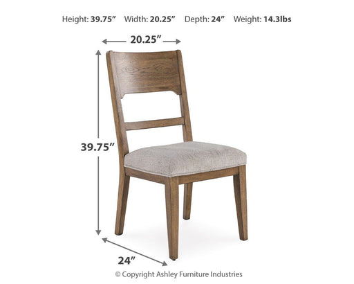 Cabalynn Light Brown Dining Chair (Set of 2) - D974-01X2