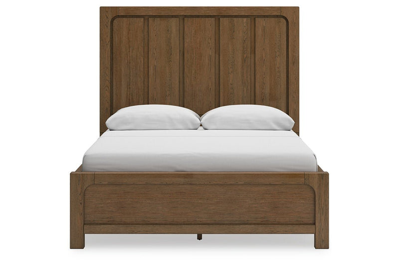Cabalynn Light Brown Queen Panel Bed with Storage - Gate FurnitureQueen Bed
