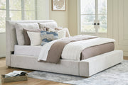 Cabalynn Light Brown Queen Upholstered Bed - Gate FurnitureQueen Bed