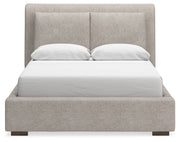 Cabalynn Light Brown Upholstered Panel Bedroom Set from Ashley - Luna Furniture