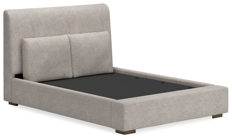 Cabalynn Light Brown Upholstered Panel Bedroom Set from Ashley - Luna Furniture