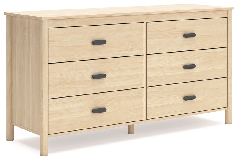 Cabinella Full Panel Headboard with Dresser in Tan - PKG017212