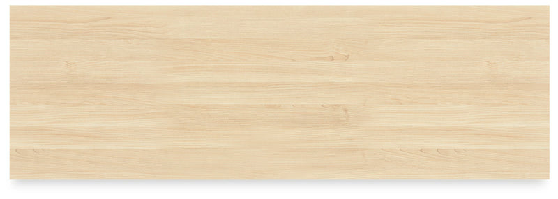 Cabinella Full Platform Bed with Dresser and 2 Nightstands in Tan - PKG017220