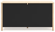 Cabinella Full Platform Panel Bed with Dresser and Chest in Tan - PKG017231
