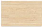 Cabinella Queen Platform Panel Bed, Dresser and Chest in Tan - PKG017301