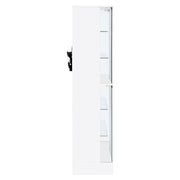 Cabra 4-door LED Curio Display Cabinet White High Gloss - 950397