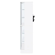 Cabra 4-door LED Curio Display Cabinet White High Gloss - 950397