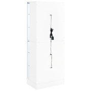 Cabra 4-door LED Curio Display Cabinet White High Gloss - 950397