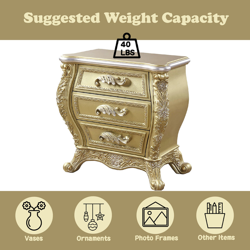 Cabriole Nightstand - BD01464