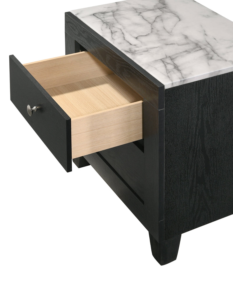 Cadence Black LED Panel Bedroom Set - Gate FurnitureBedroom Set