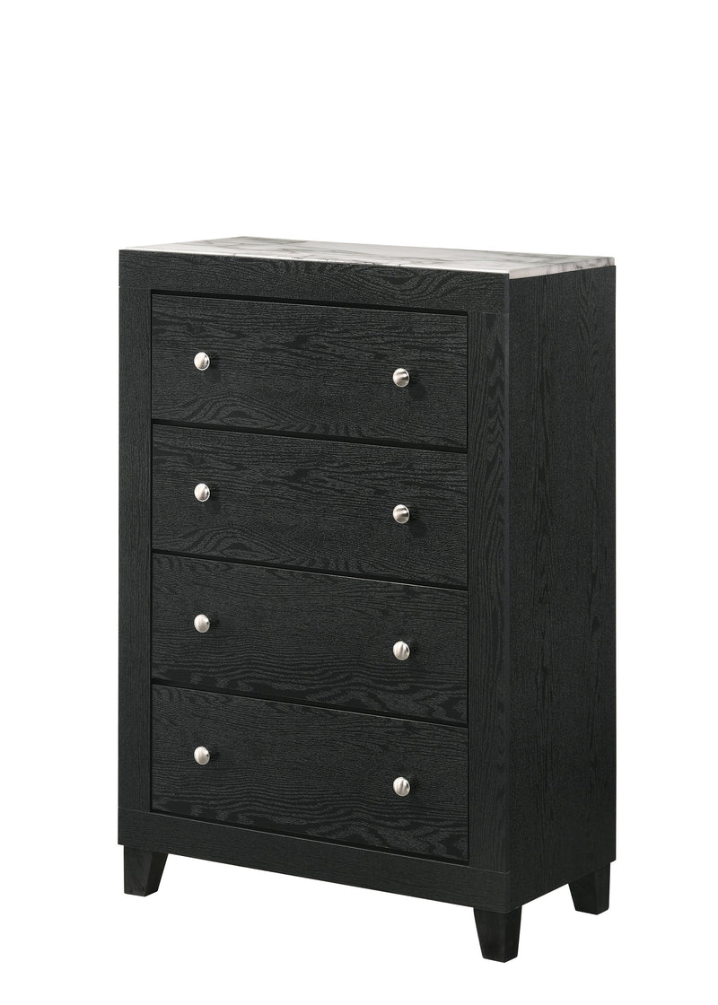 Cadence Black LED Panel Bedroom Set - Gate FurnitureBedroom Set