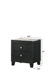 Cadence Black LED Panel Bedroom Set - Gate FurnitureBedroom Set