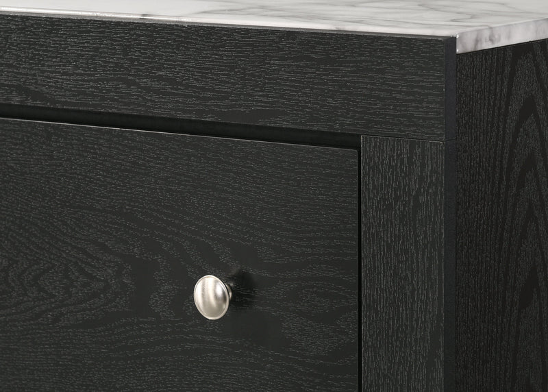 Cadence Black LED Panel Bedroom Set - Gate FurnitureBedroom Set