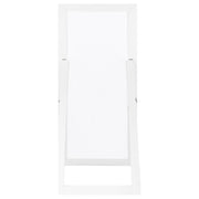 Cadence Tempered Glass Full Length Mirror White High Gloss - 961656