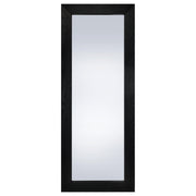 Cadence Tempered Glass Full Length Standing Mirror Black Oak - 961653